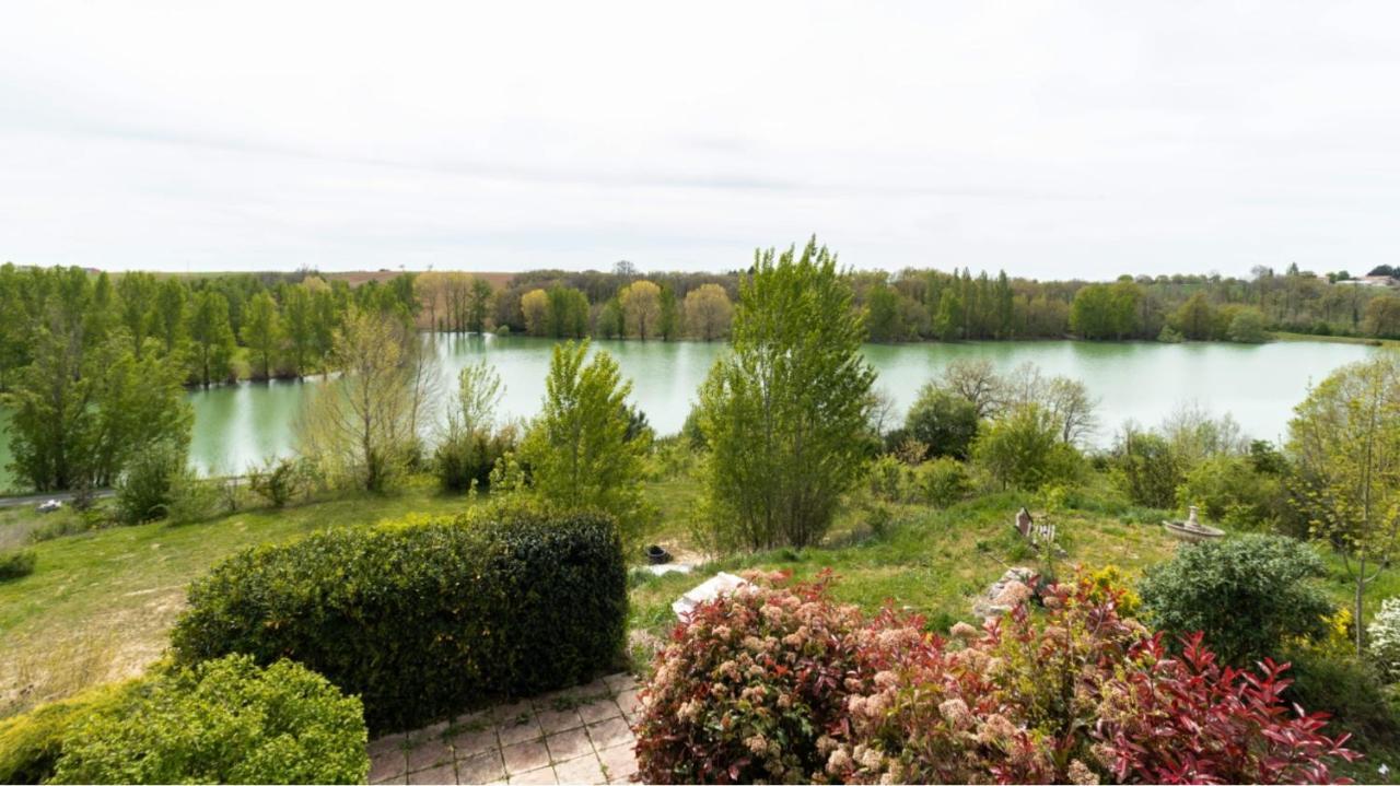 La Decouverte, Jacuzzi, Sauna, Et Terrasse Avec Vue Sur Lac A La Campagne Entre Toulouse Et Auch Catonvielle Экстерьер фото